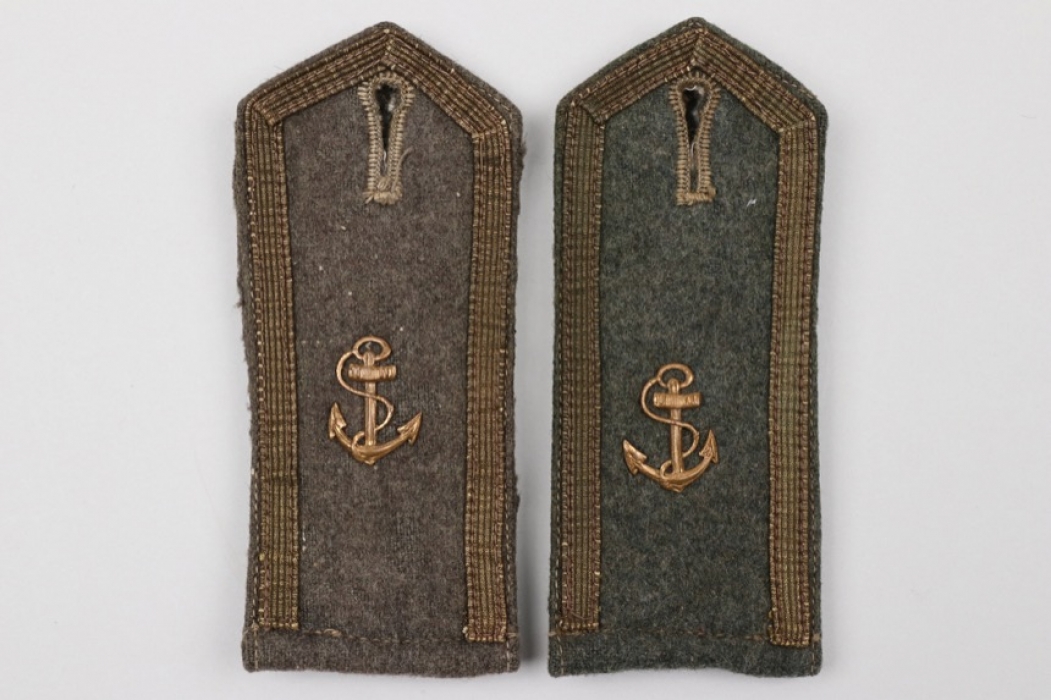 Kriegsmarine Küstenartillerie shoulder boards - Maat