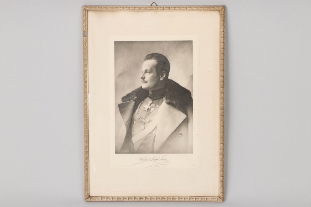 Fürst Albert von Thurn und Taxis framed photo