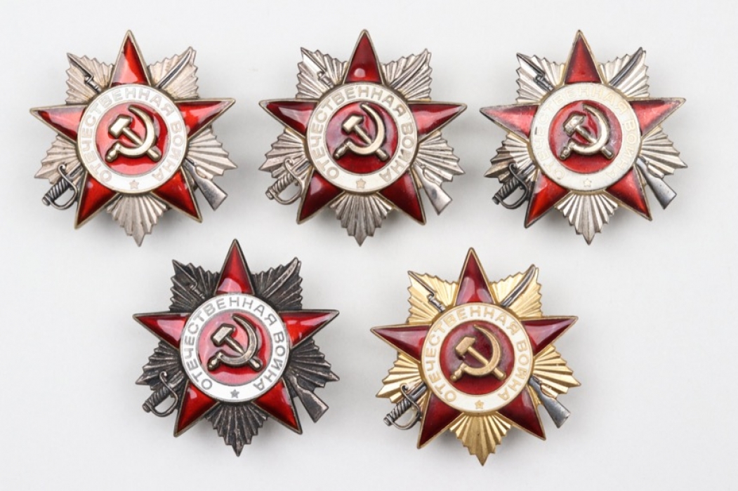 Soviet Union - Order of the Patriotic War lot