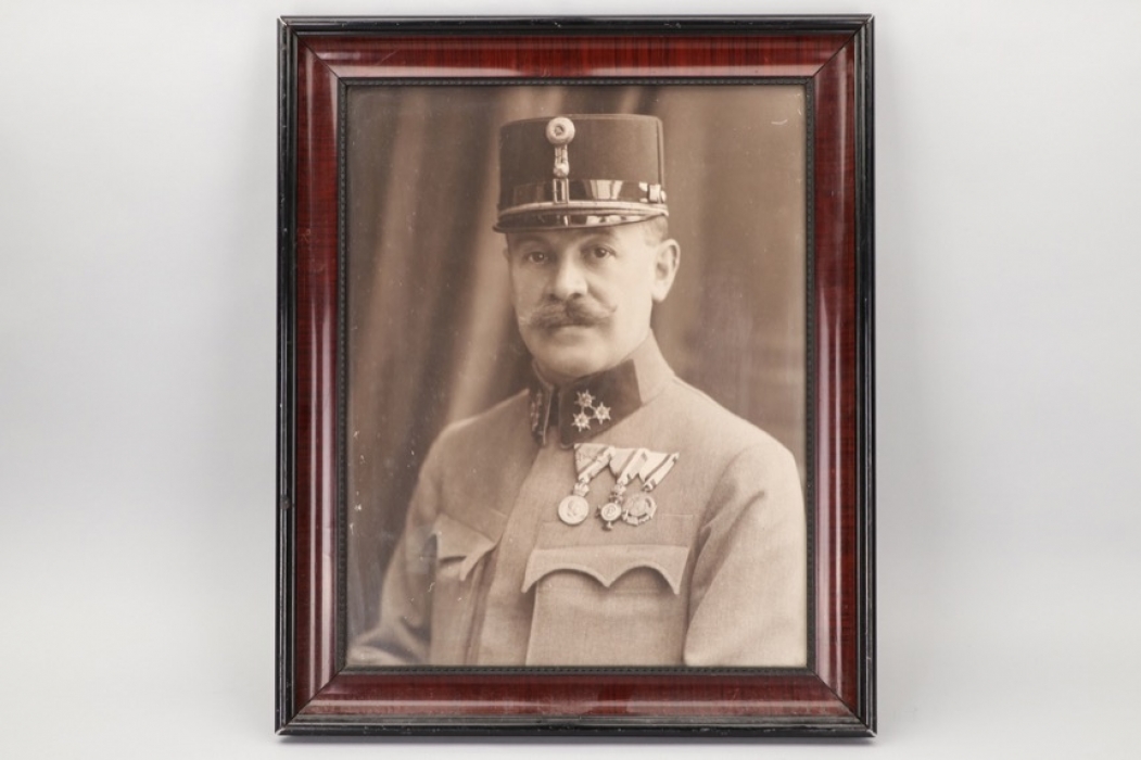 Austria-Hungary - k.u.k Hauptmann framed photo