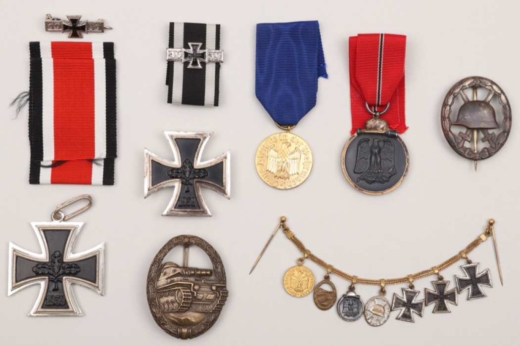 1957 Knight's Cross winner's Panzer medal grouping