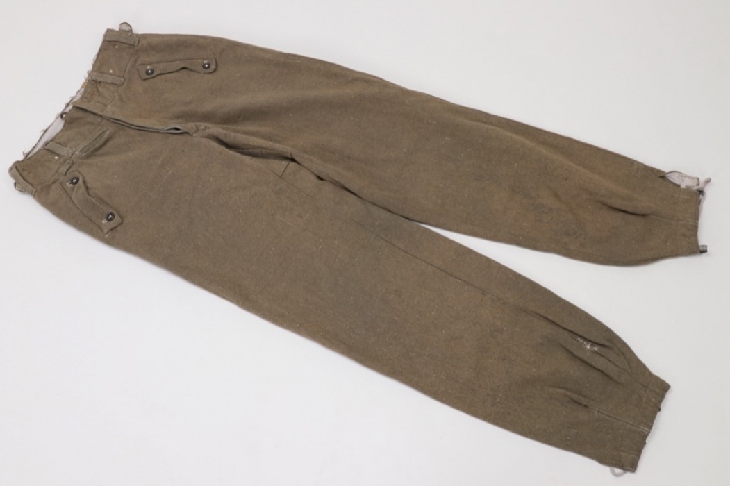 Waffen-SS Assault Gunner's straight trousers