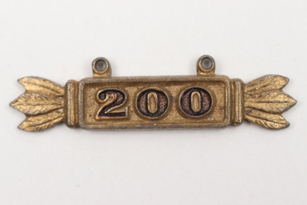 "200" hanger for Squadron Clasp in gold