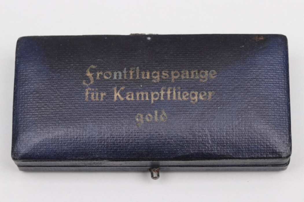 Case for Squadron Clasp for Kampfflieger in gold