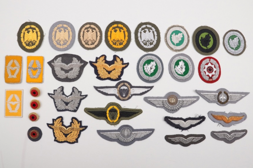 Lot of early Bundeswehr insignia