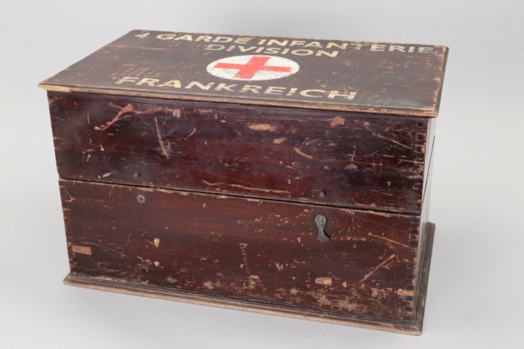 WWI medic wooden case - Frankreich