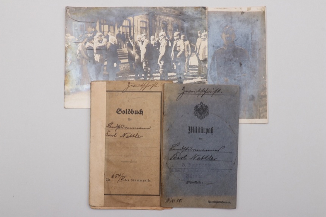 Imperial Germany -  document grouping to Karl Nettler