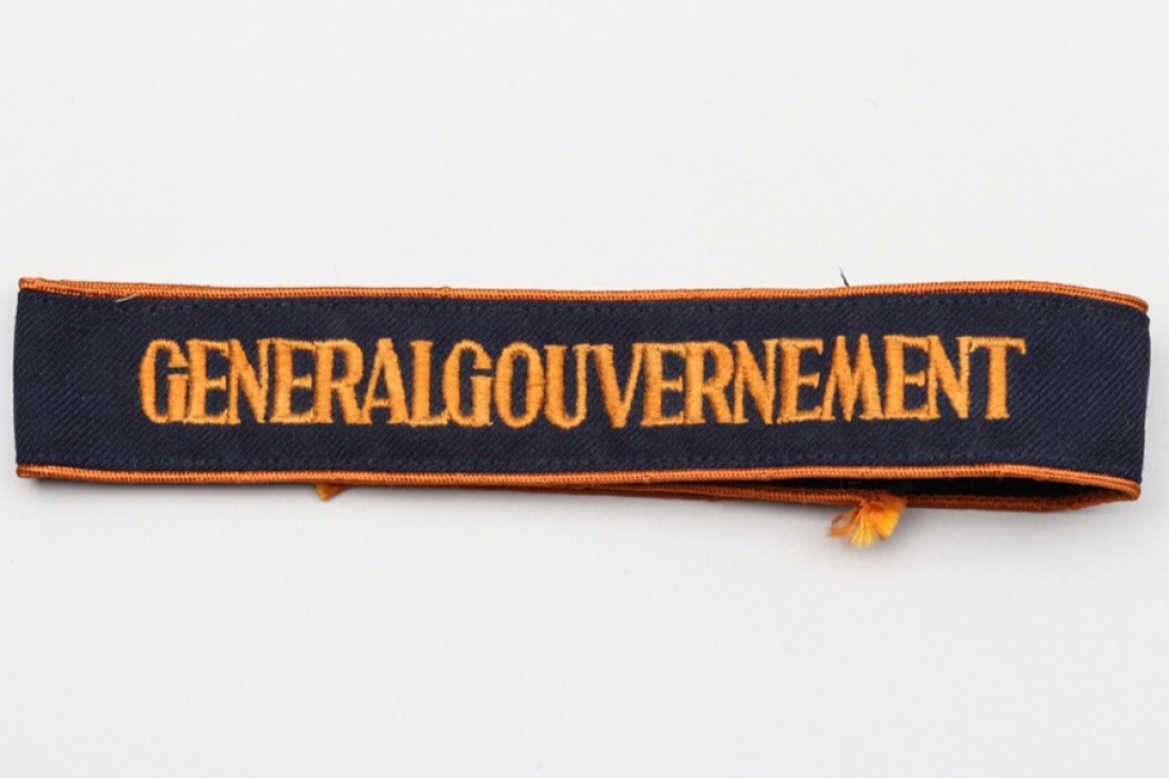 Reichspost "Generalgouvernement" cuffband