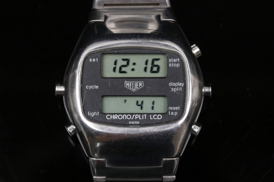 Heuer - Digital Chronosplit wristwatch from the 70s