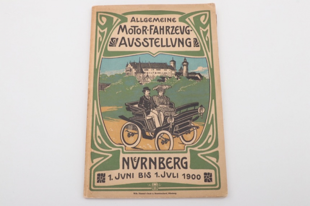 Katalog - Allgemeine Fahrzeugausstellung "Nürnberg" 1900