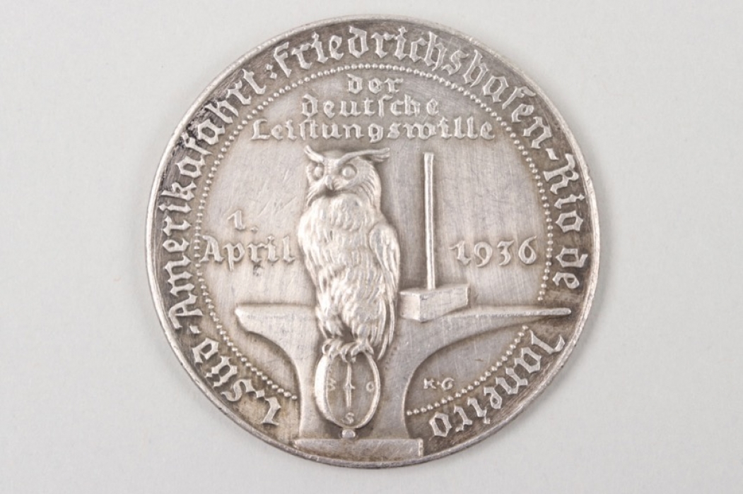 Medal 1. Südamerikaflug der "Hindenburg" 1936