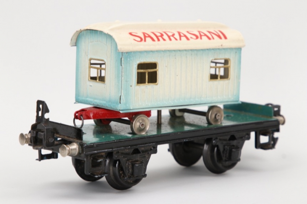 Märklin - Güterwagen mit Zirkuswagen "Sarrasani" Spur 0