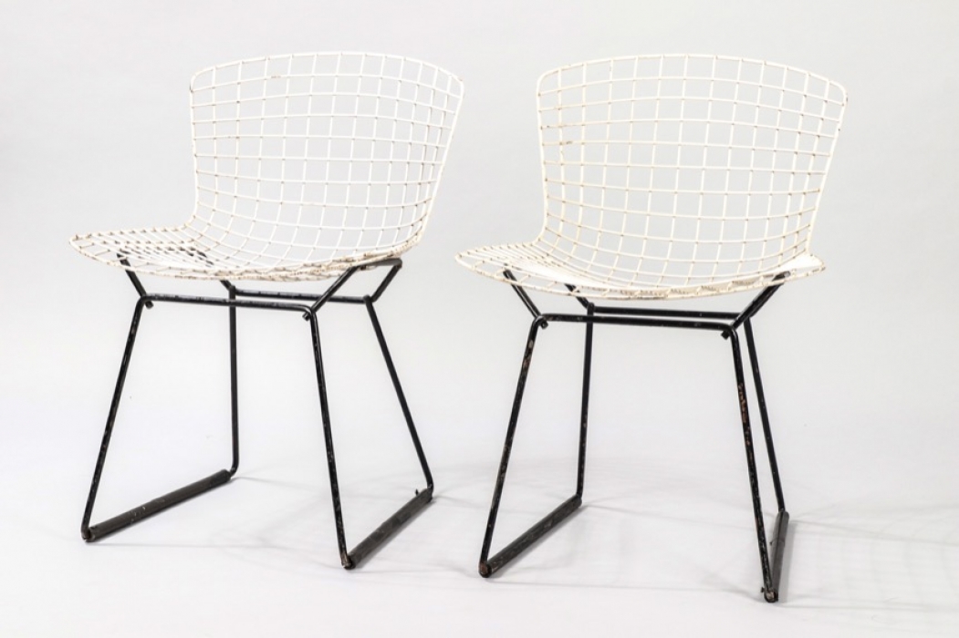 Set Of Two Knoll International Dining Chairs // Harry Bertoia