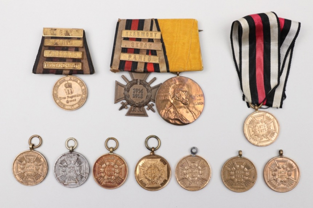 Lot of German 1870/71 related medals