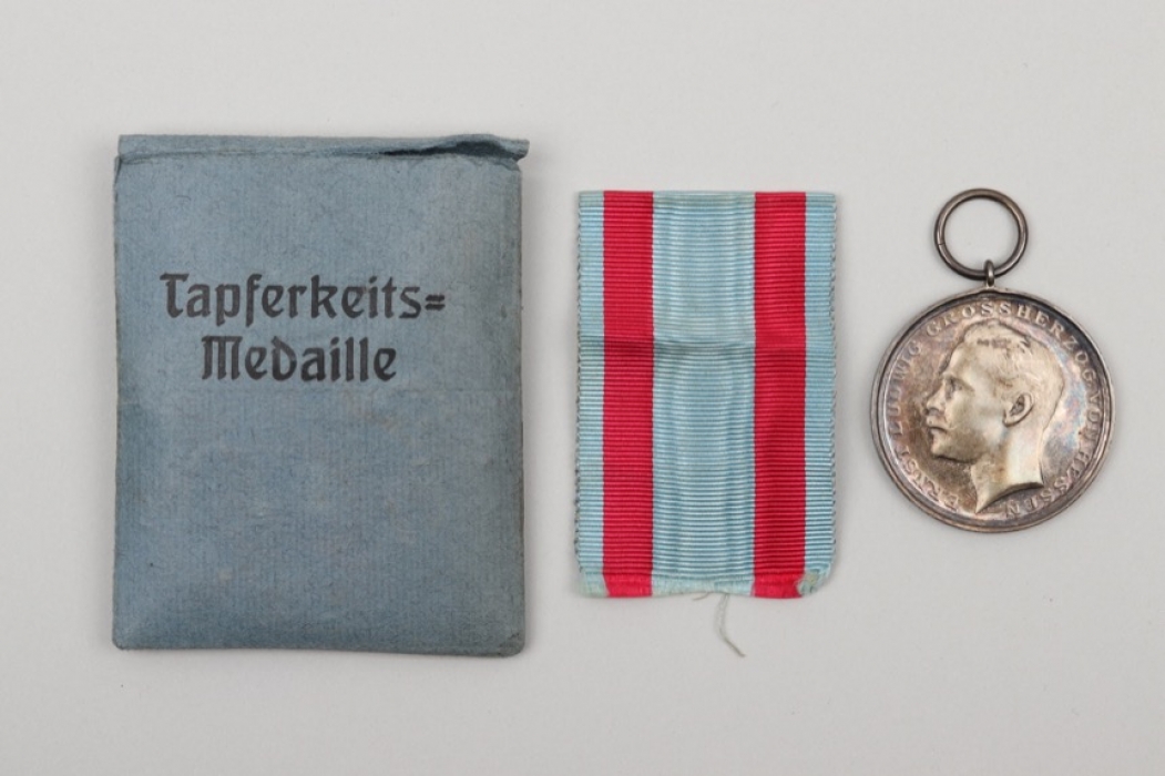 Hesse - Bravery Medal with bag and Ribbon