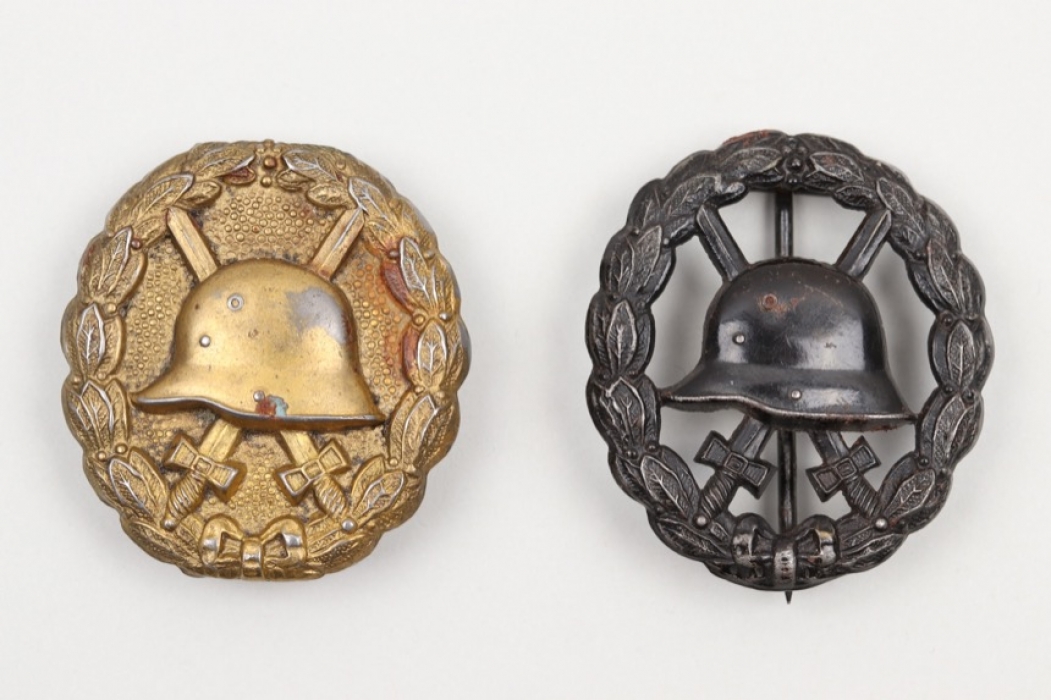 WW1 - Two Wound Badges