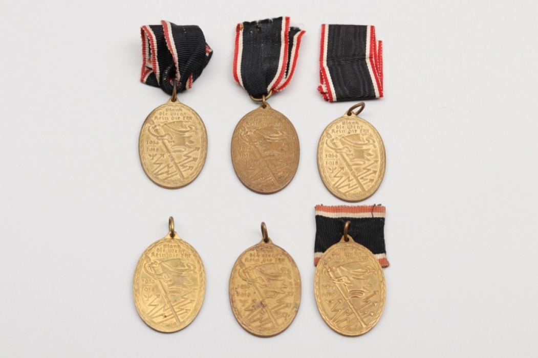 Imperial Germany - 6 + Kyffhäuserbund War Veteran Medals