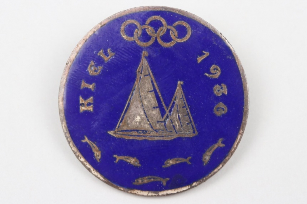 1936 Olympic Games "Kiel" visitor's badge