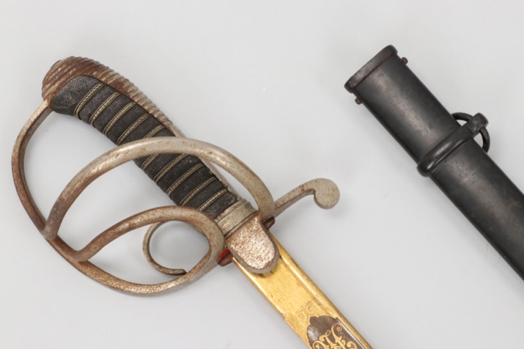Saxony - M 1867 officer's sabre with damascus blade