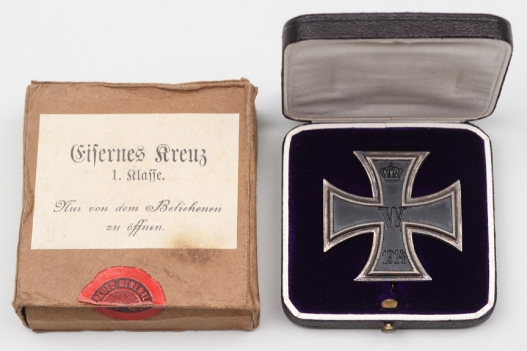 1914 Iron Cross 1st Class in case and outer carton