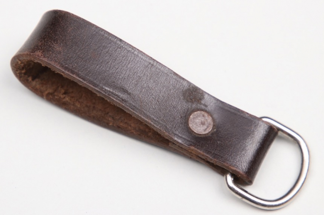 Third Reich brown leather belt loop