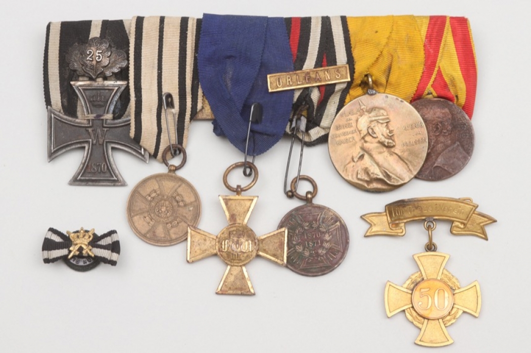 1870 Iron Cross 2nd Class medal grouping