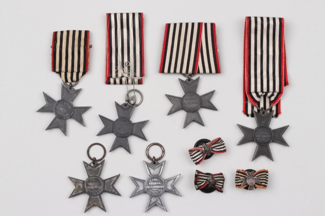 9 + Prussia - War Aid Merit Crosses & miniatures
