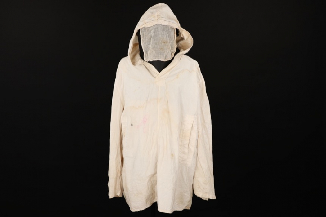Heer white winter camo smock with face mask