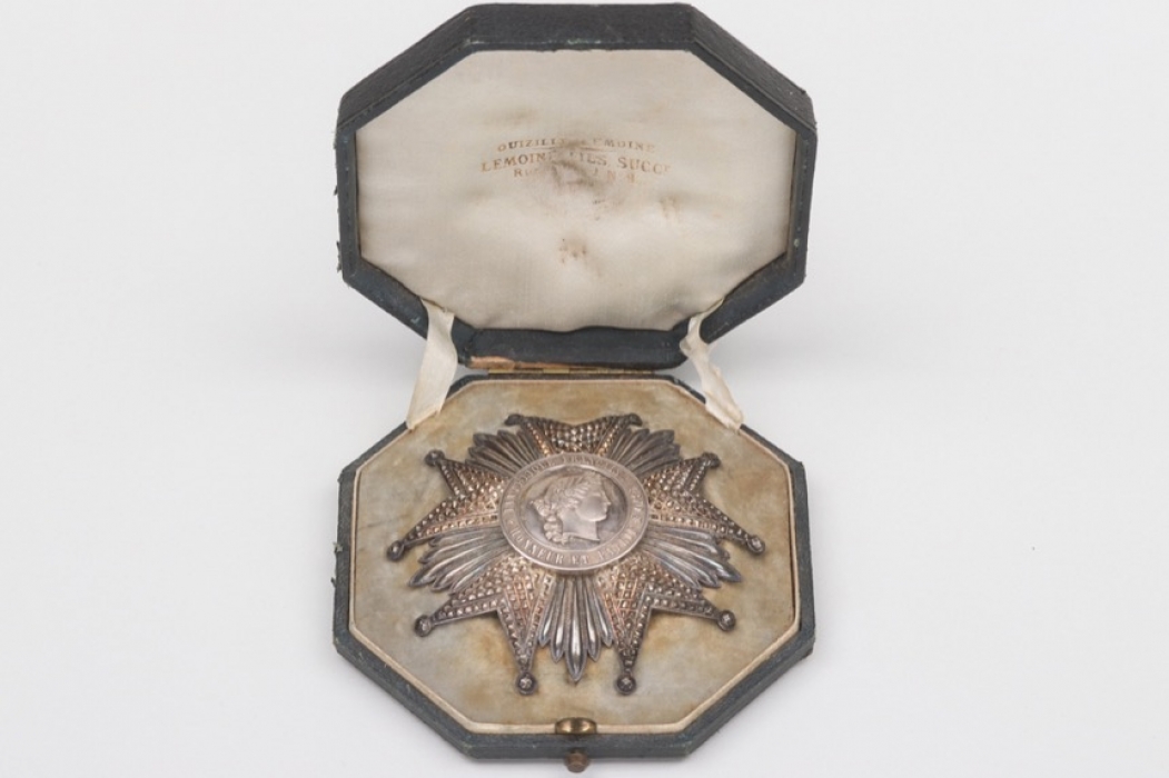 France - Order of the Legion of Honour, Breast Star + case