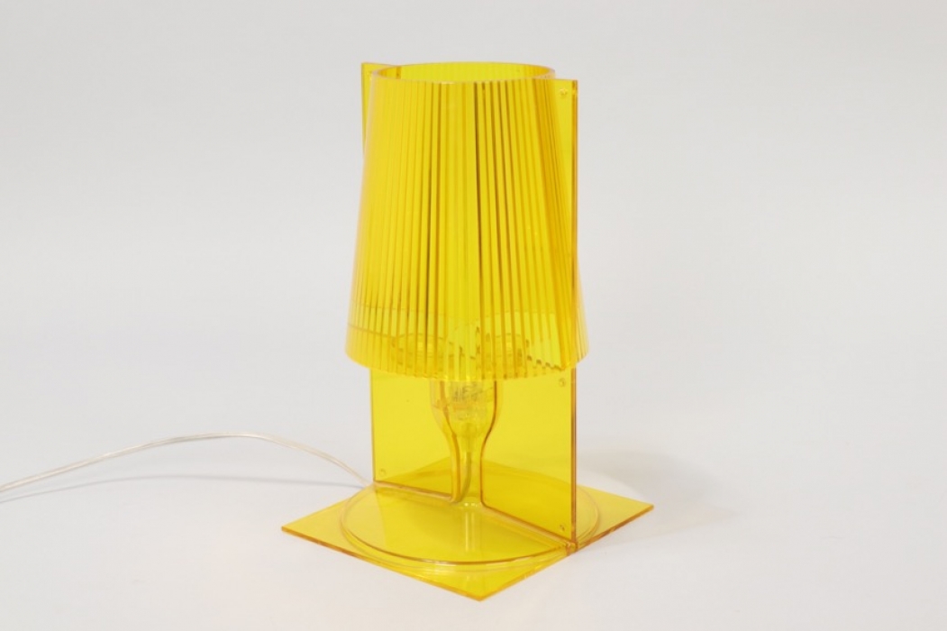 Yellow Kartell 'Take' Table Lamp // Ferruccio Laviani