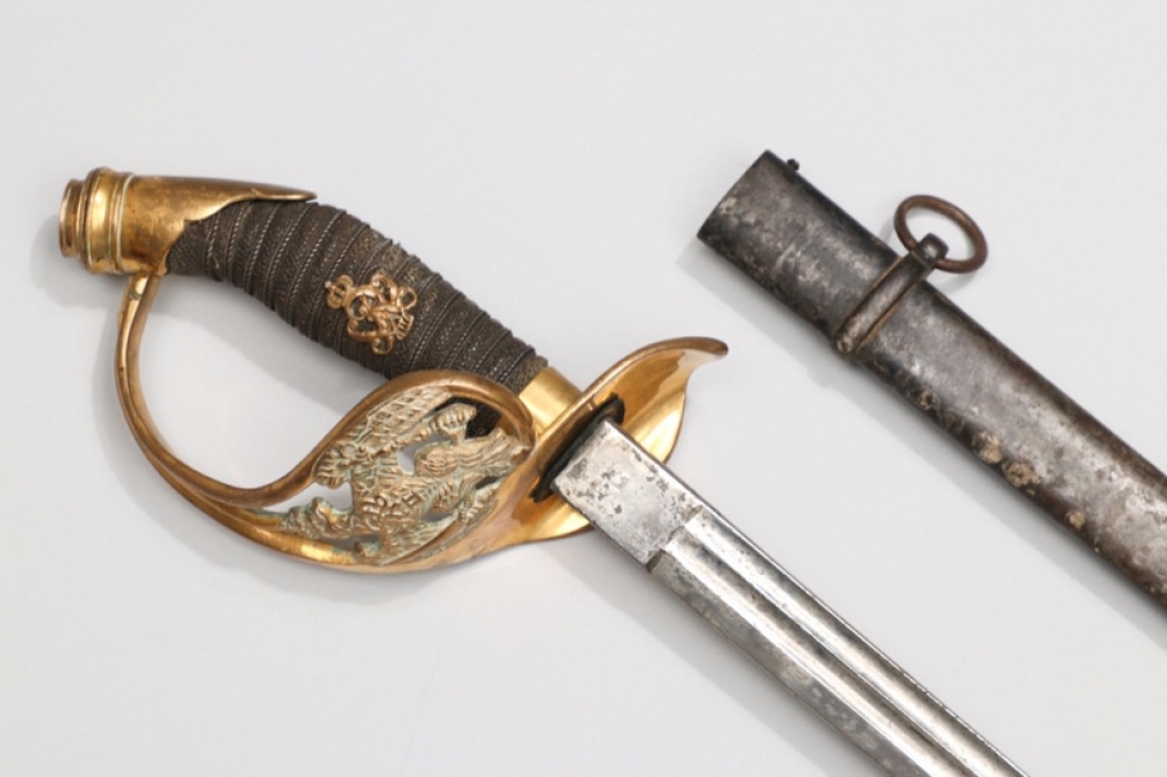 WWI Prussian IOD 89 Infantry officer's sword "WKC" - engraved