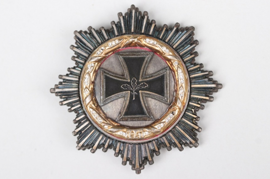 1957 German Cross in gold with diamonds (replica)