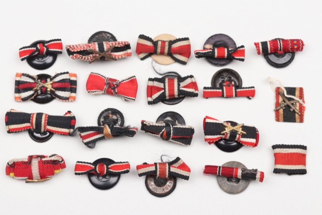 19 + Third Reich buttonhole miniatures