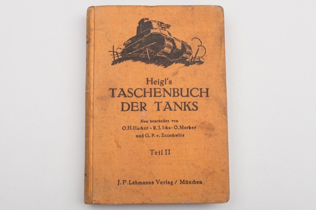 Third Reich "Taschenbuch der Tanks" books
