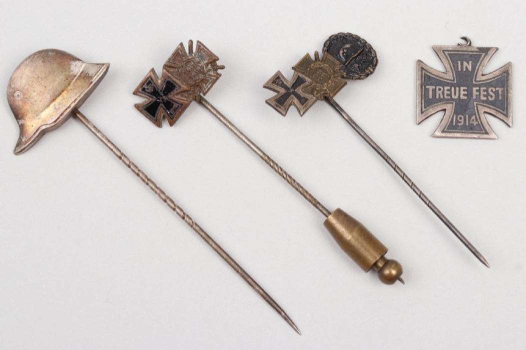 4 + WW1 German miniature pins
