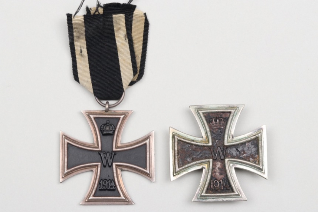 1914 Iron Cross 1st "26" & 2nd Class