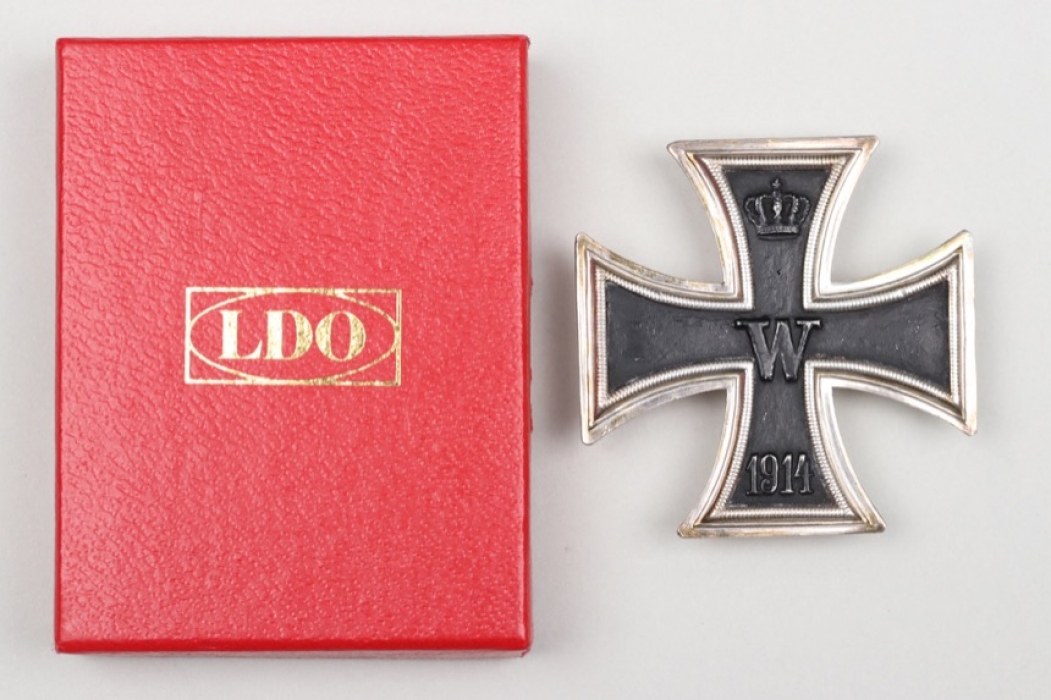 1914 Iron Cross 1st Class "WE" + LDO case