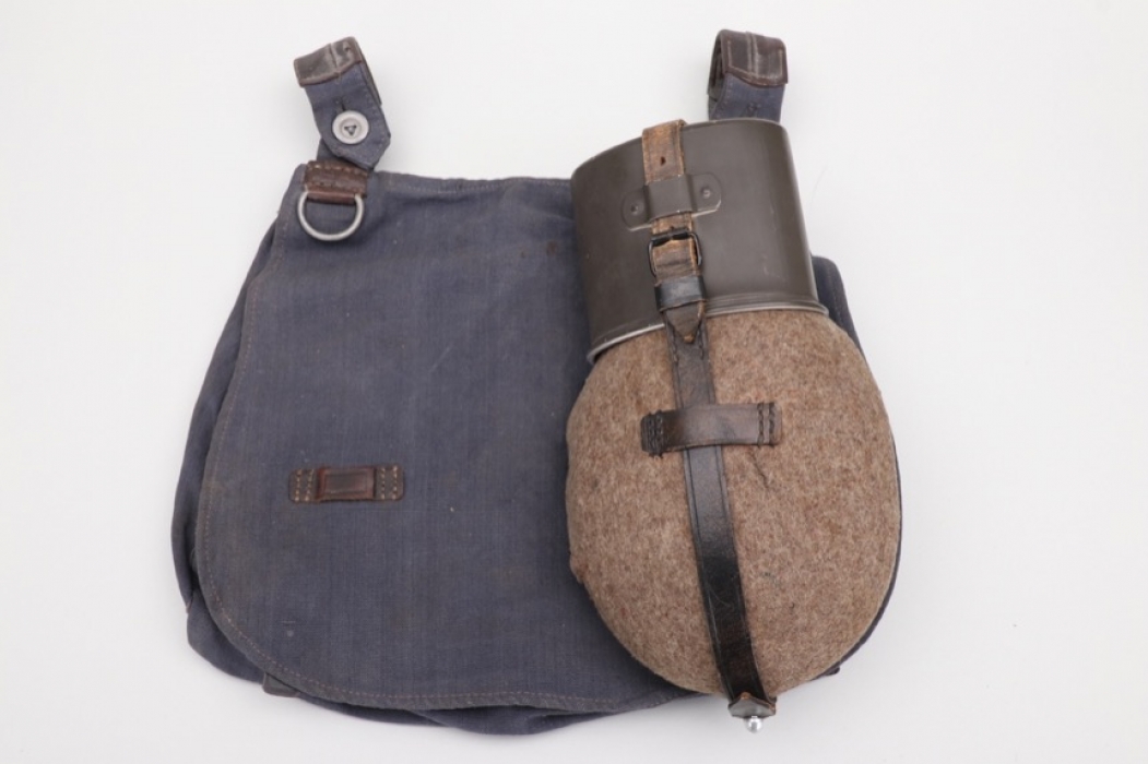 Luftwaffe bread bag and canteen