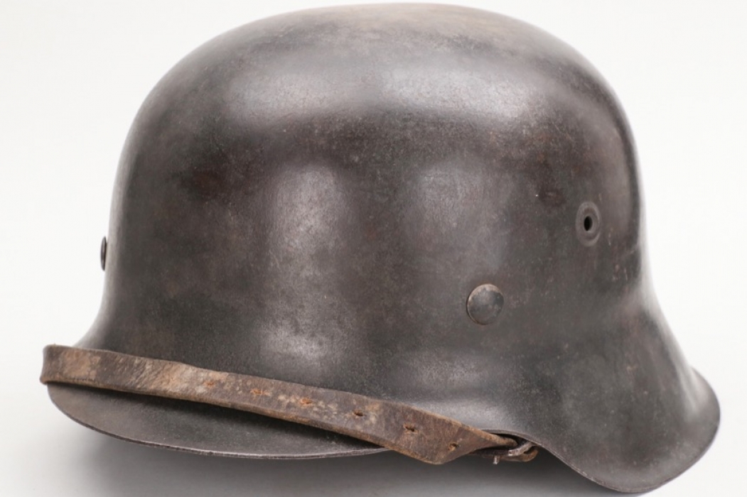 Wehrmacht M42 helmet - EF68 (marked to the reverse)