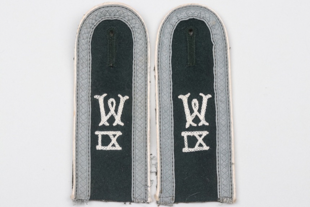 Heer Infanterie "Wehrkreis IX" shoulder boards - NCO