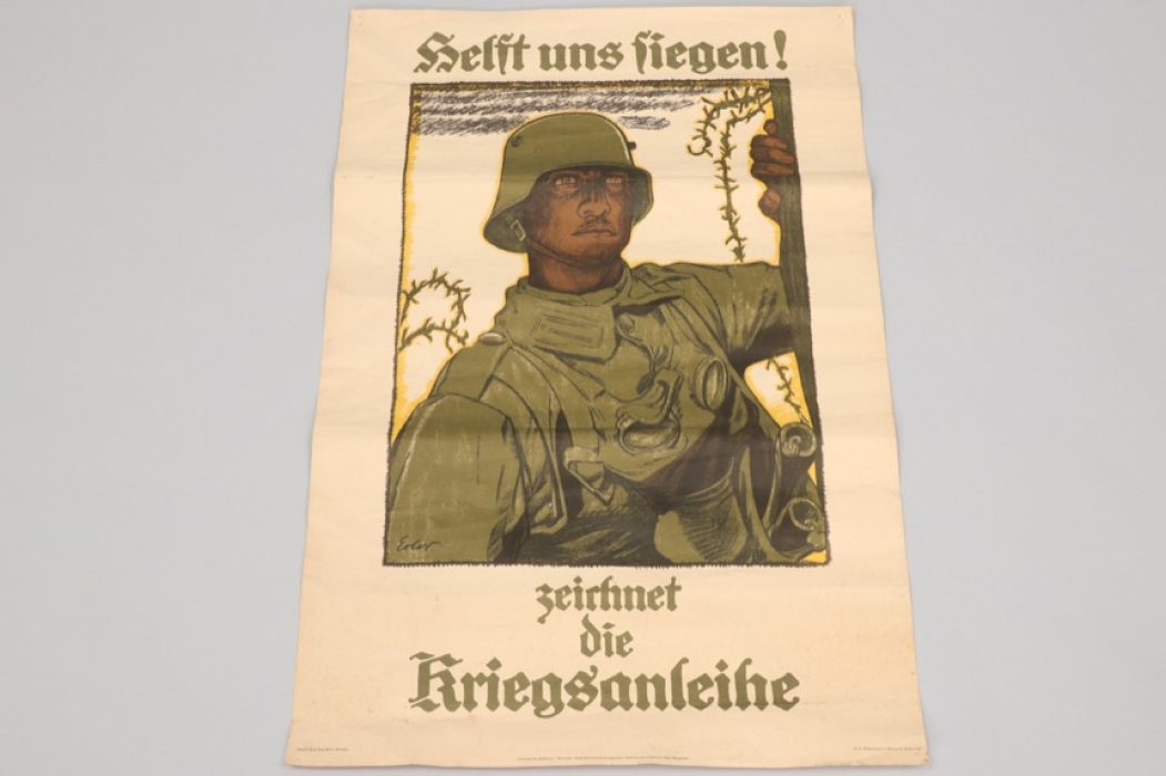 WWI "Kriegsanleihe" donation poster