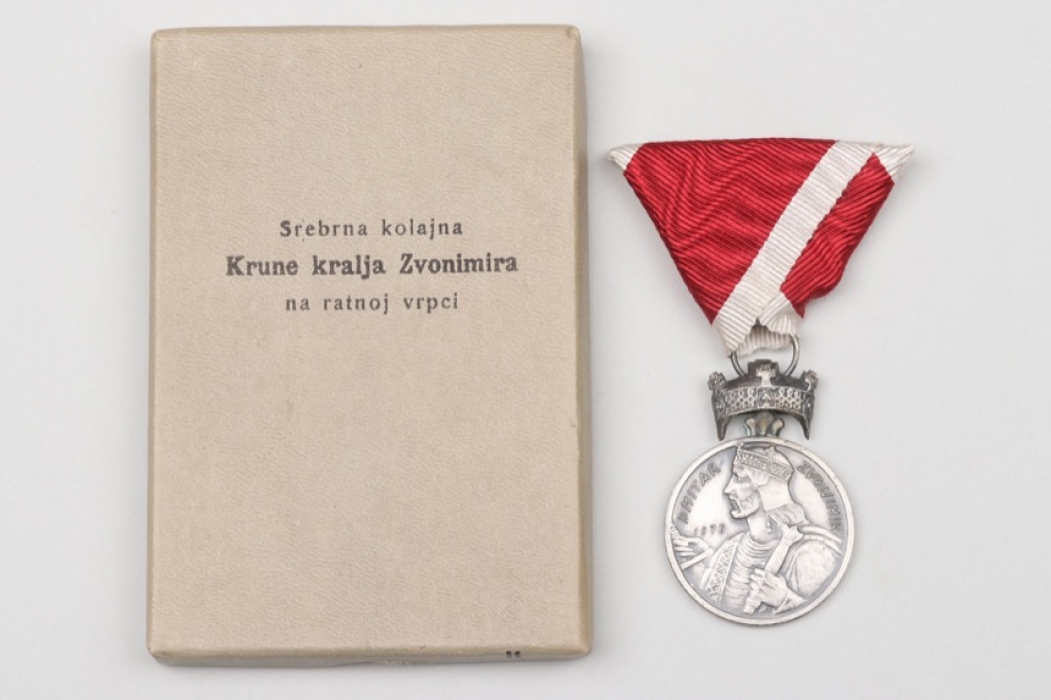 Croatia - Medal of the Crown of King Zvonimir in case