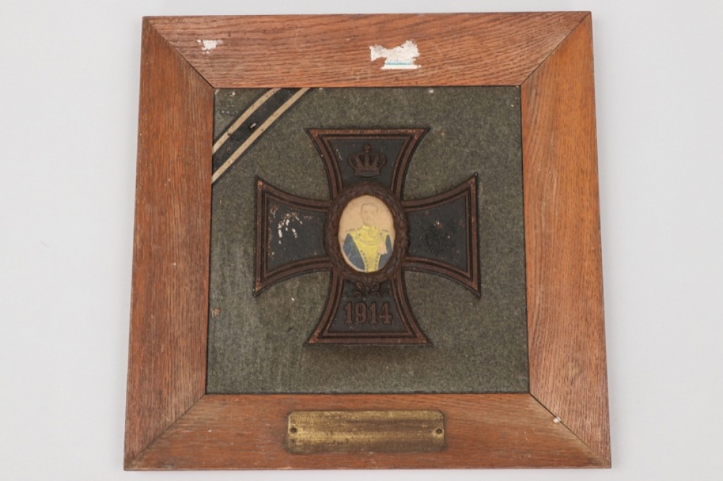WWI impressive framed photo of an Ulan