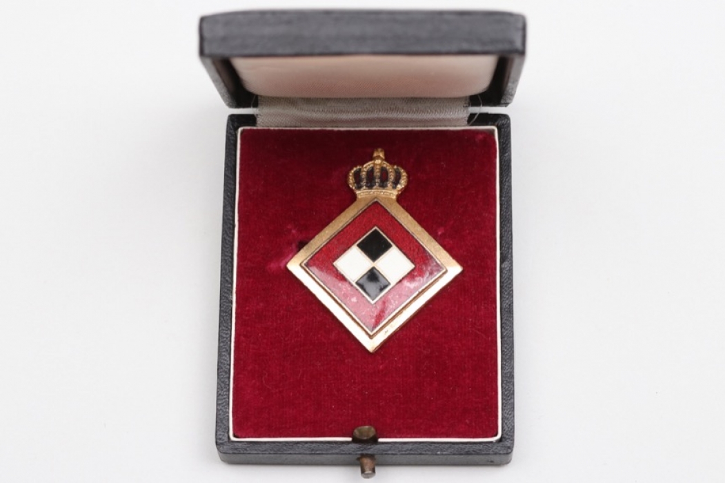 German Scouting Association enamel badge in case