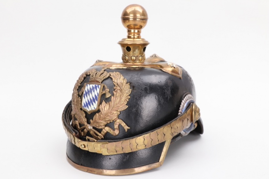 Bavaria - fire brigade officer's spike helmet