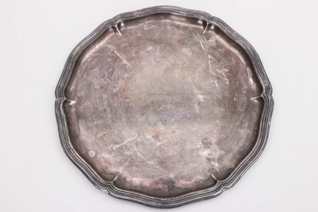 Dürkoppwerke silver presentation plate
