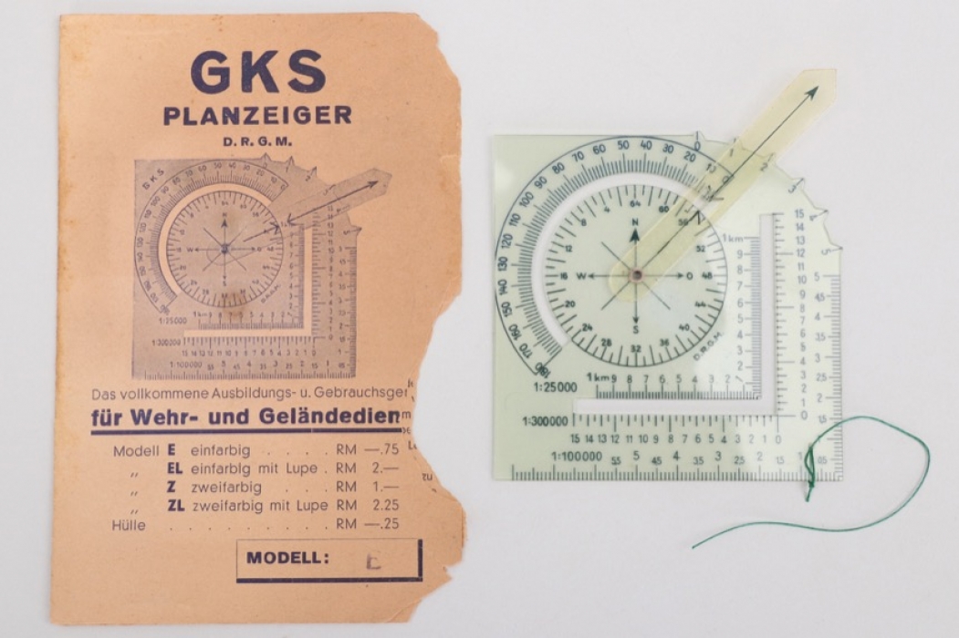 Wehrmacht "GKS Planzeiger" - model E