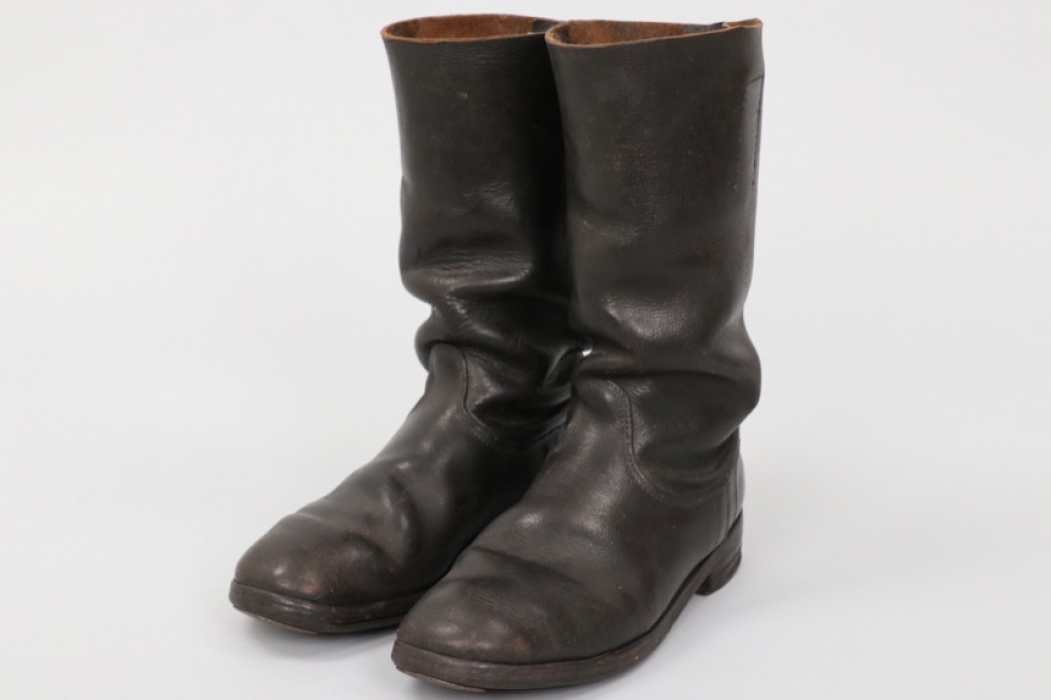 Wehrmacht EM/NCO field boots + shoe trees