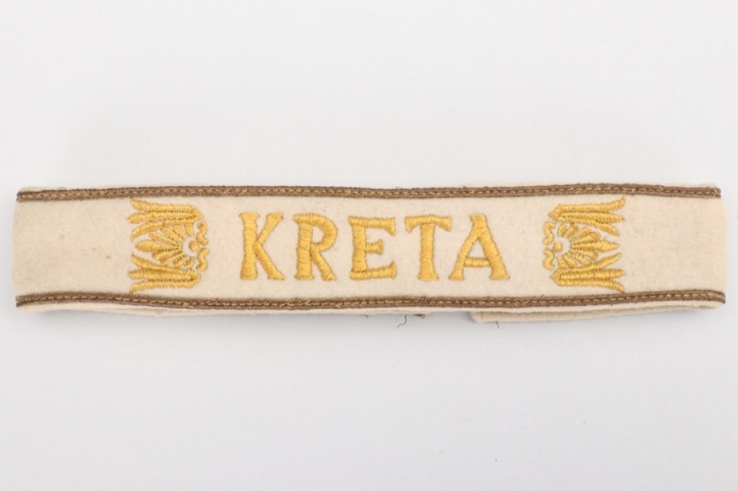 Wehrmacht KRETA officer's cuff title