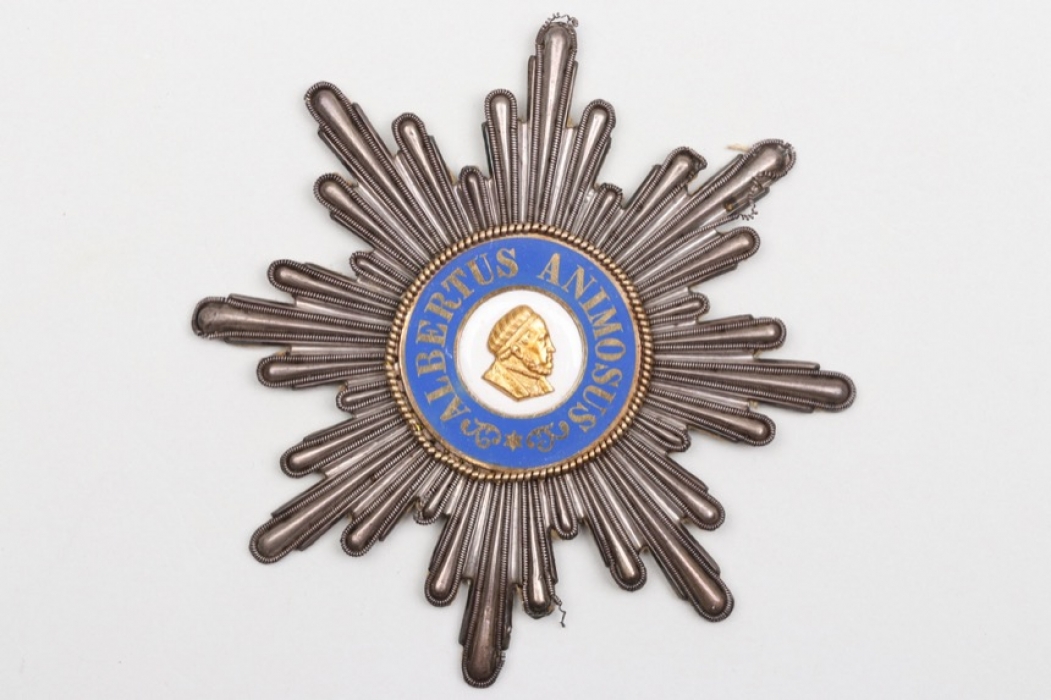 Saxony - Grand Cross star to the Albert Order